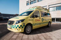 De blå blink bliver grønne: Danmarks første el-ambulance er rykket ud 