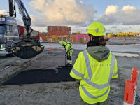 Danske forskere er i fuld gang: Fremtidens asfalt skal laves af træ og svampe