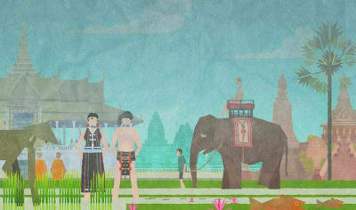 Lær om Cambodia med kendis-elefant
