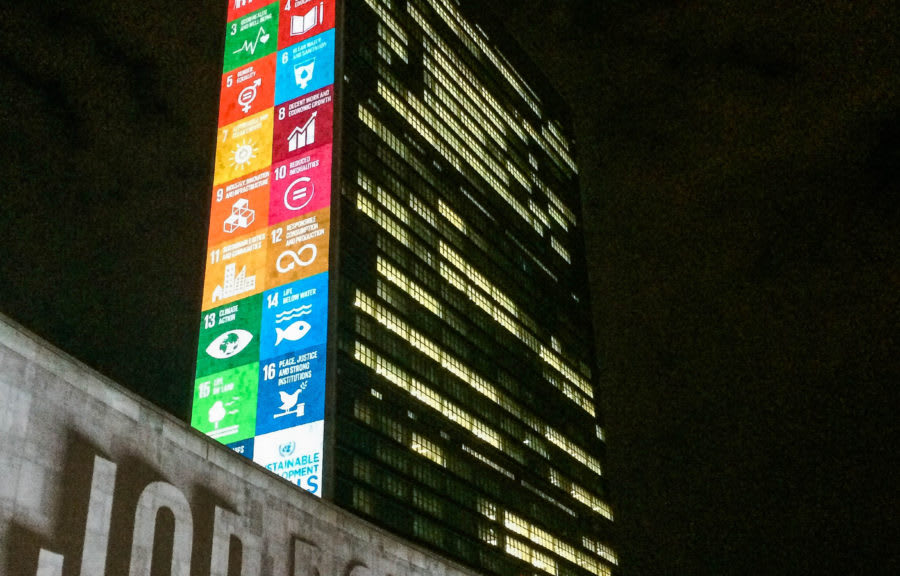 På FN's generalforsamling i 2015 blev Verdensmålene vedtaget. Foto: Thomas Ravn-Pedersen