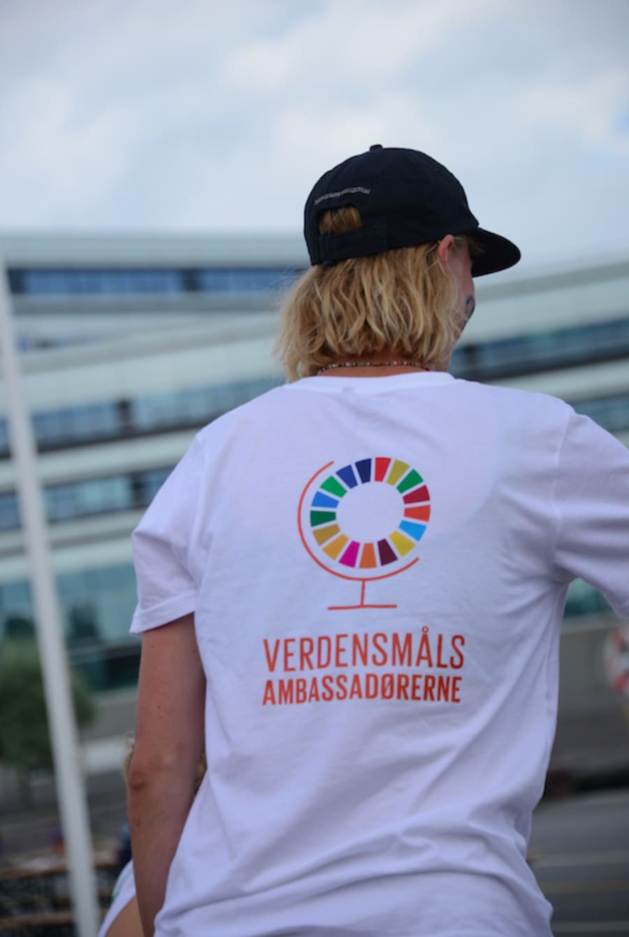 Der var flere verdensmålsambassadører til stede ved Golden Goals World Cup. Det er gratis at deltage i den årlige mini-uddannelse der foregår i Roskilde. Foto: GGWCup