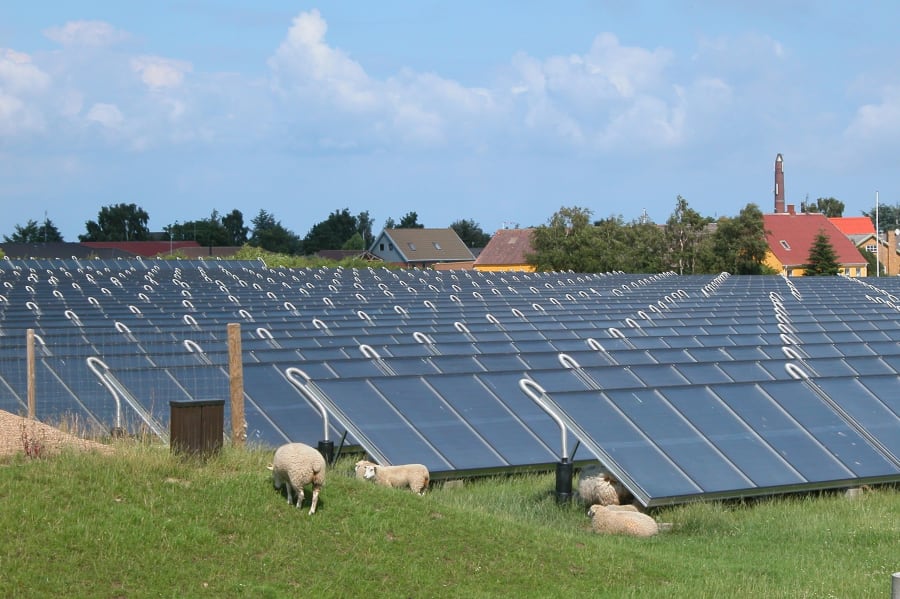 I Danmark vokser grønne energikilder som sol og vind hurtigere end andre - men de er stadig bagud. Foto: Erik Christensen/Wikimedia