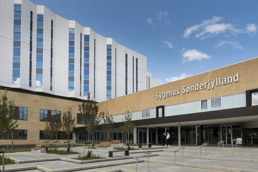 Aabenraa Sygehus er et akutsygehus, der bliver drevet af Sygehus Sønderjylland. Foto: Sygehus Sønderjylland