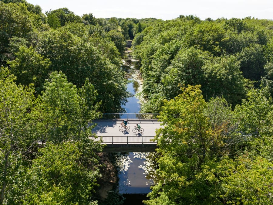 Supercykelstier får flere til at cykle, og det er godt for samfundet. Foto: Supercykelstisamarbejdet, hovedstadsregionen.