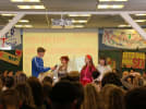 2000 gymnasieelever strejkede d. 10. februar for at få seksualundervisning på gymnasierne. Billedet er fra strejken på Christianshavns Gymnasium. Foto: Danske Gymnasieelevers Sammenslutning