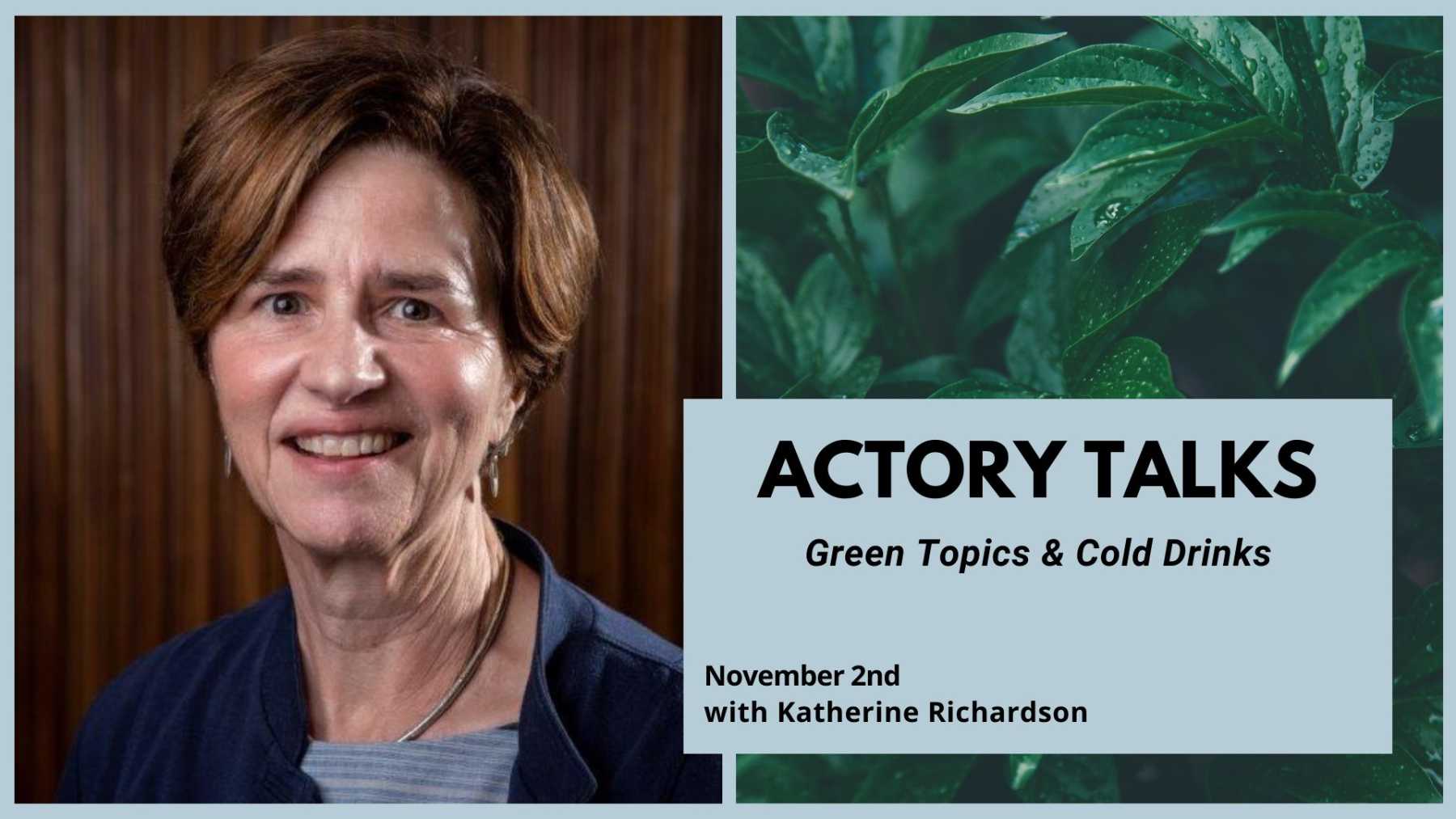 Actory Talks with Katherine Richardson | Verdensmål