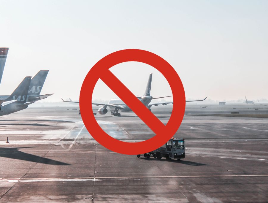 Flere og flere danskere vælger indenrigsflyvningerne fra. Foto: Lauge Eilsøe-Madsen