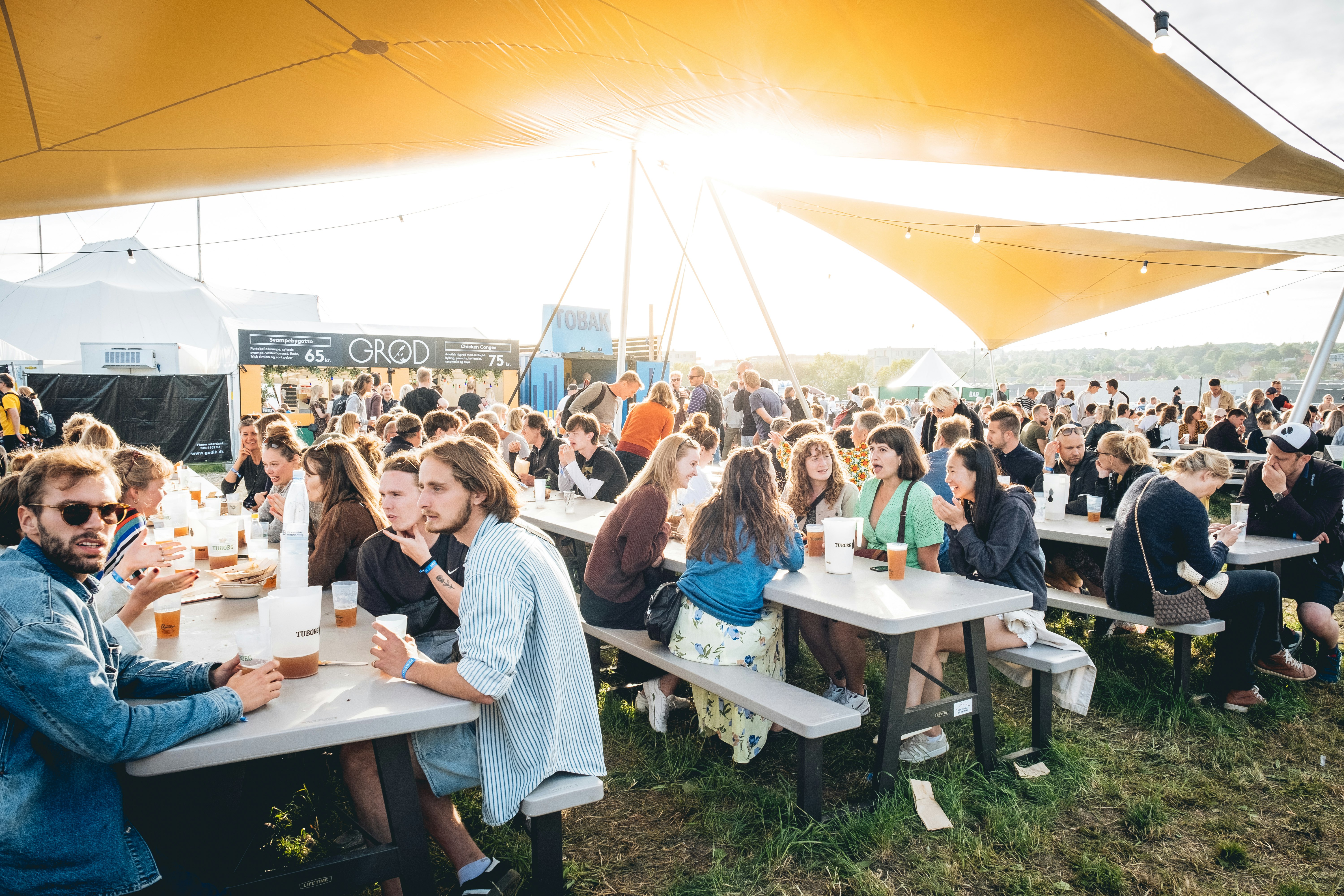Når festivalsgæsterne tager på Northside er der kun vegetarisk og vegansk mad at finde i madboderne. Foto: Christian Mørkeberg