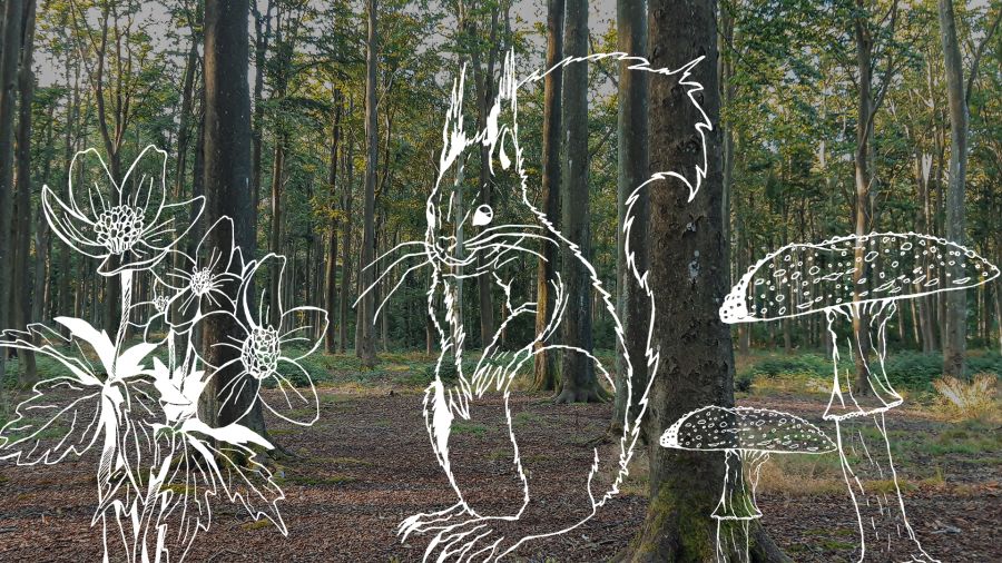 Selvom vi er i en biodiversitetskrise, går det fremad for den almindelige natur herhjemme. Illustration: Lauge Eilsøe-Madsen